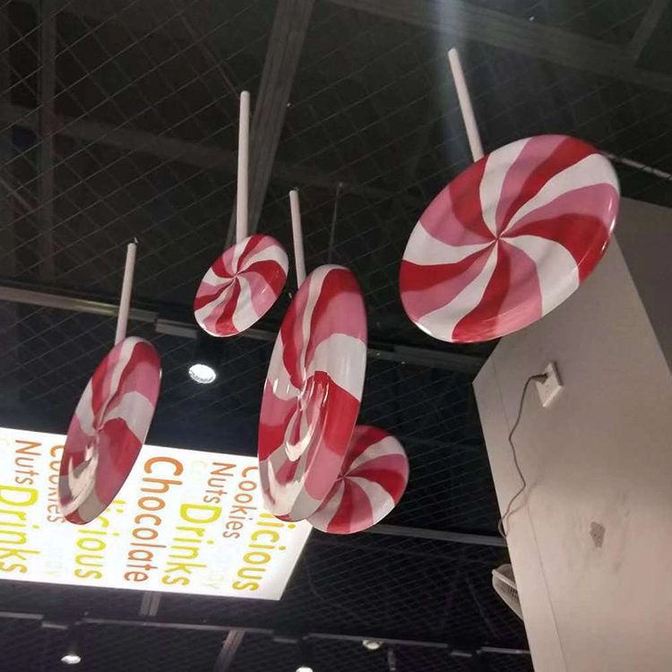 Benutzerdefinierte große Kunststoff-Lollipop-Dekorationen
