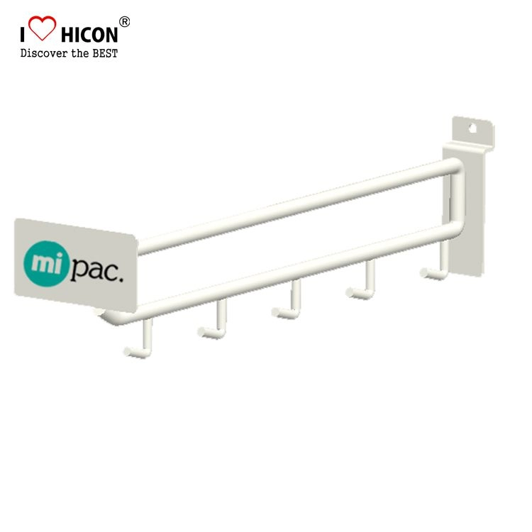 Display-Zubehör MI Pac Peg Haken für Slatwall Metall-Display-Haken für den Einzelhandel