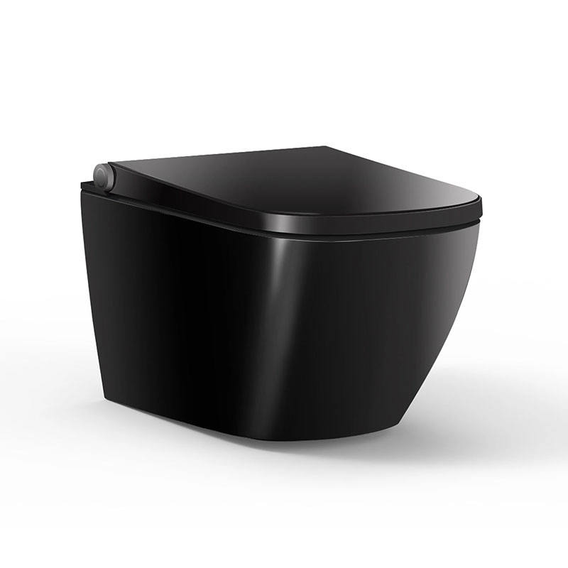 Quadratische Form, schwarze Farbe, intelligenter Dusch-Bidet-Toilettensitz