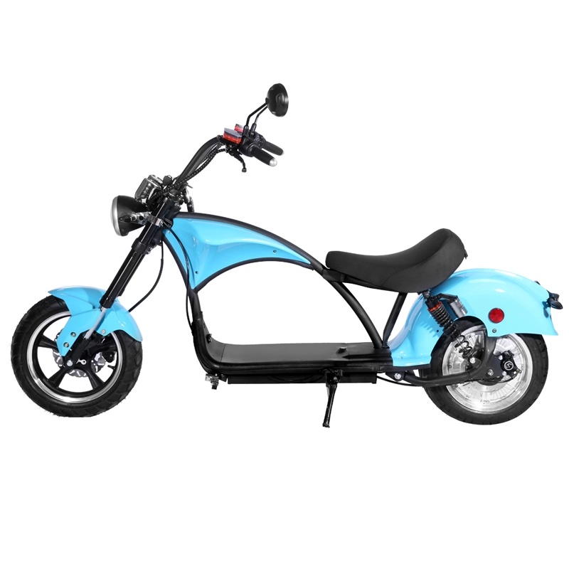 2021 1500W 2000W Leistungsstarkes Motorrad 72v 20ah Elektro-Citycoco-Roller für Erwachsene