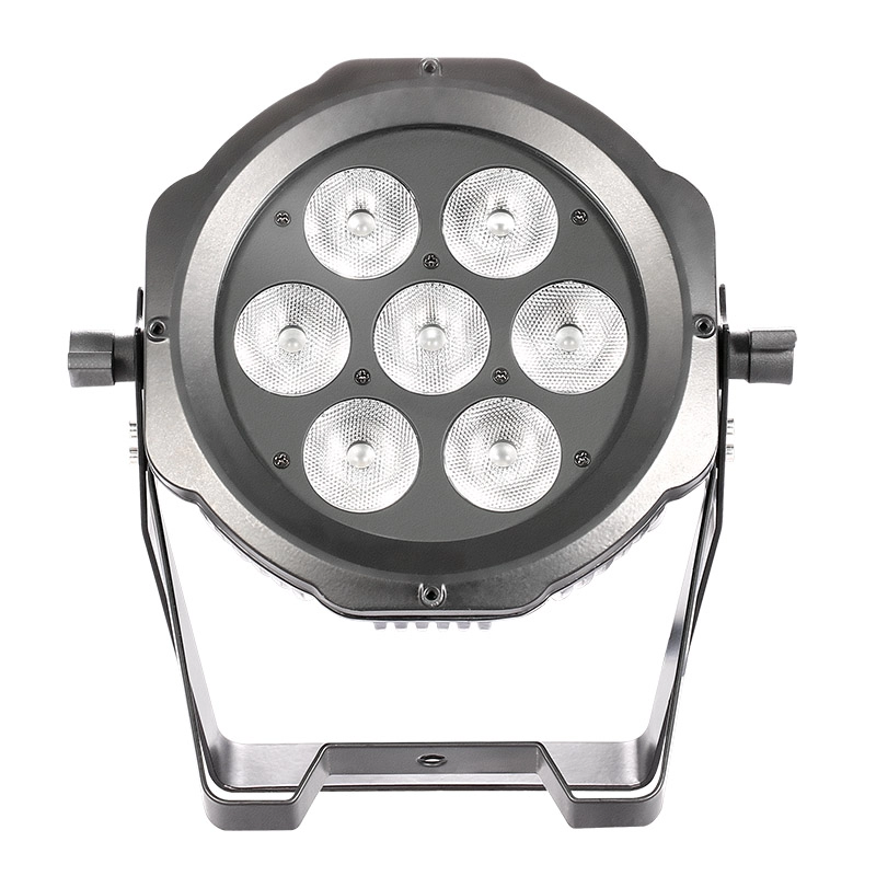 7 x 10 W 6-in-1-IP65-Slim-Par-Licht