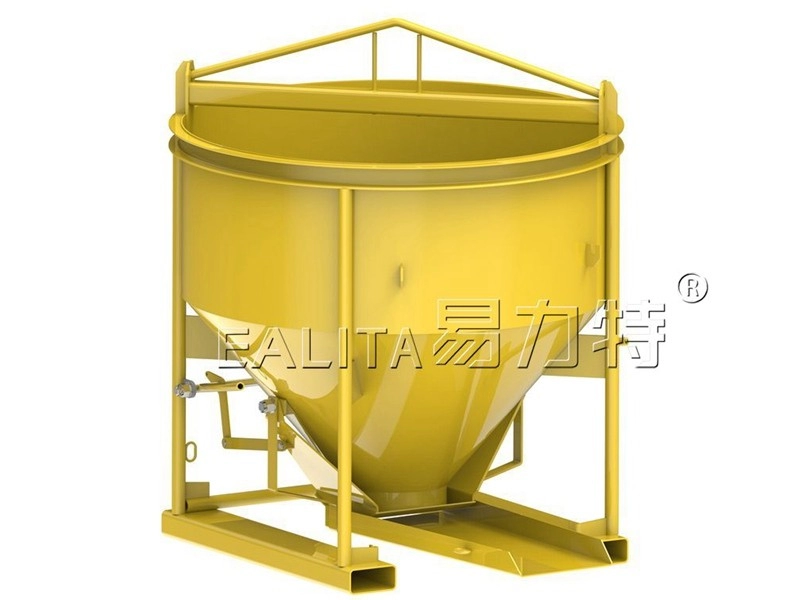1CBM Kibble Bucket aus Beton für den Bau einer Grabenrohrleitung M-CK10