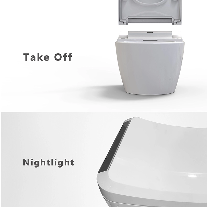 OEM-Badezimmer-Keramik-Smart-WC-Toilette von guter Qualität mit wandmontierter Dusche, Dusche, WC-Toilette