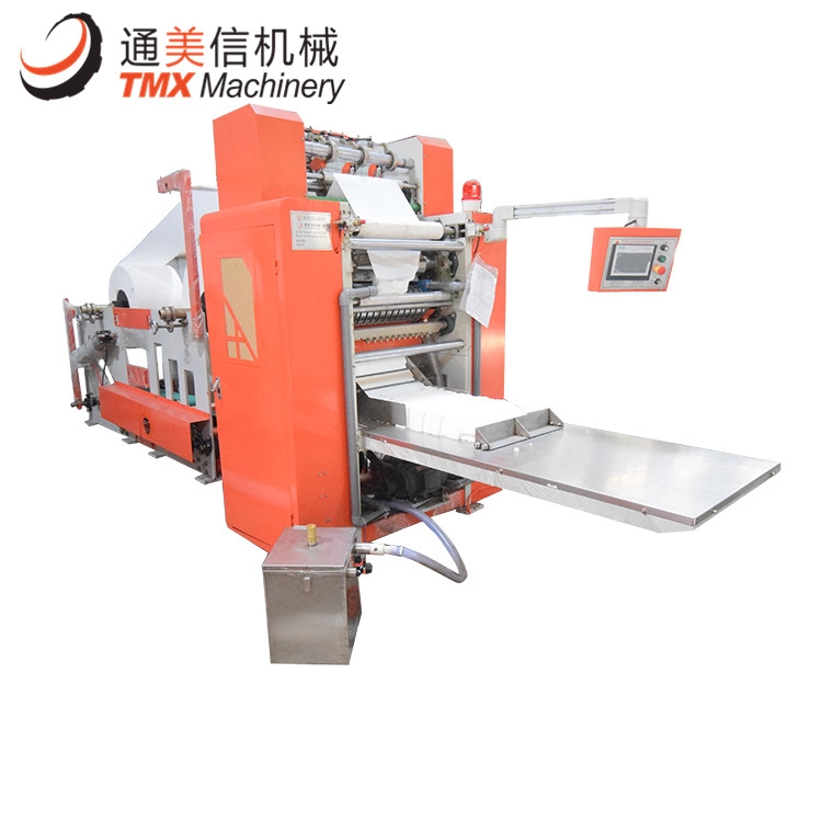 Maschine zur Herstellung von Papierhandtüchern mit V-Falz