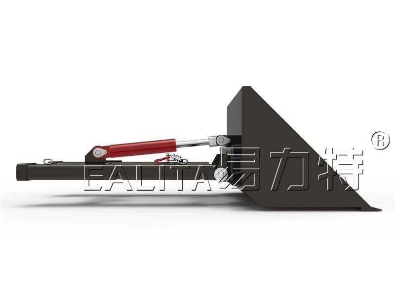 Hydraulischer Schmutzlöffel für Gabelstapler zum Aufstecken mit Einzelzylinder F-DB-H-12