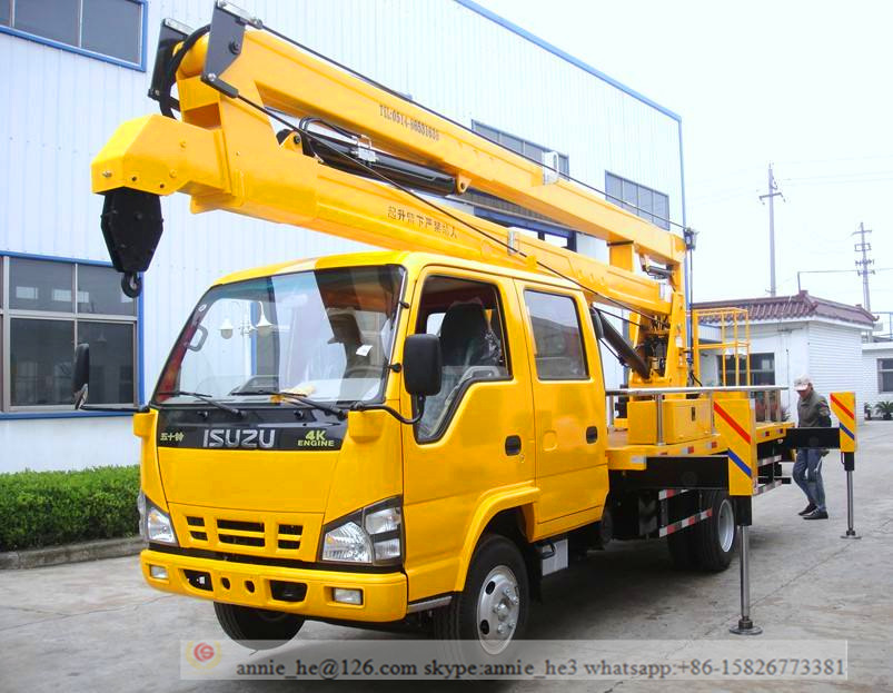 aerial bucket truck 16m