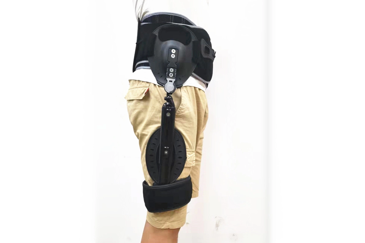 Gelenkige Hüftabduktion mit LSO-Hüftgurten und ROM-System für Bein-Oberschenkel-Orthesen