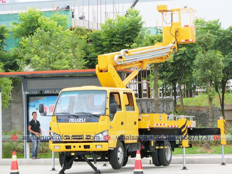 ISUZU 21M Telescopic Aerial Platform Truck-Left Front