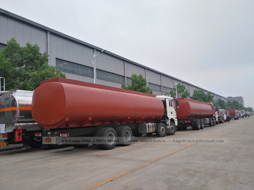 Fuel oil tank truck