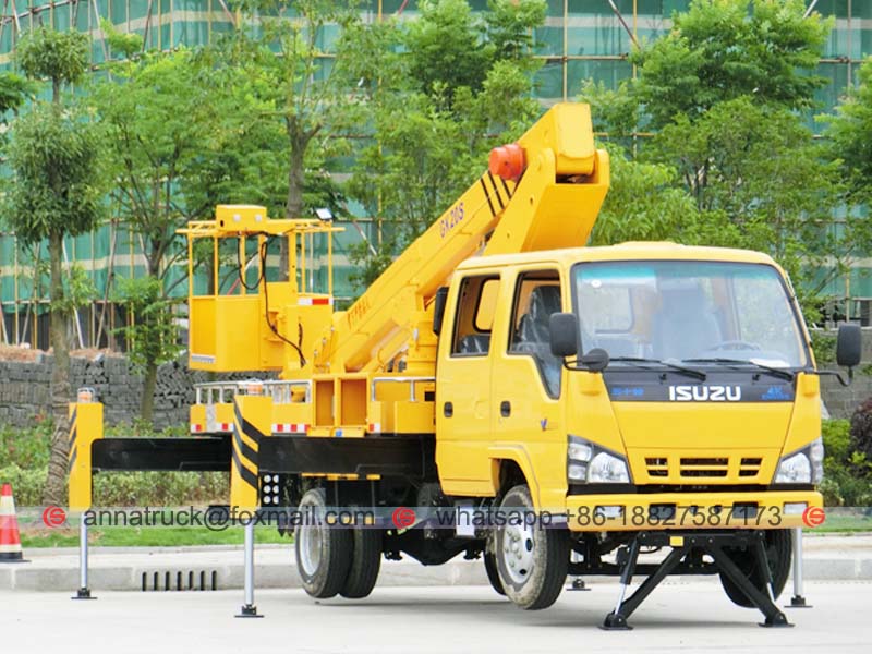 ISUZU 21M Telescopic Aerial Platform Truck-Right Front