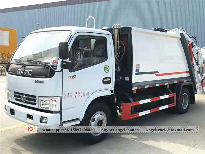 Kompaktor Müllwagen 8 m3 Abfallsammler Dongfeng