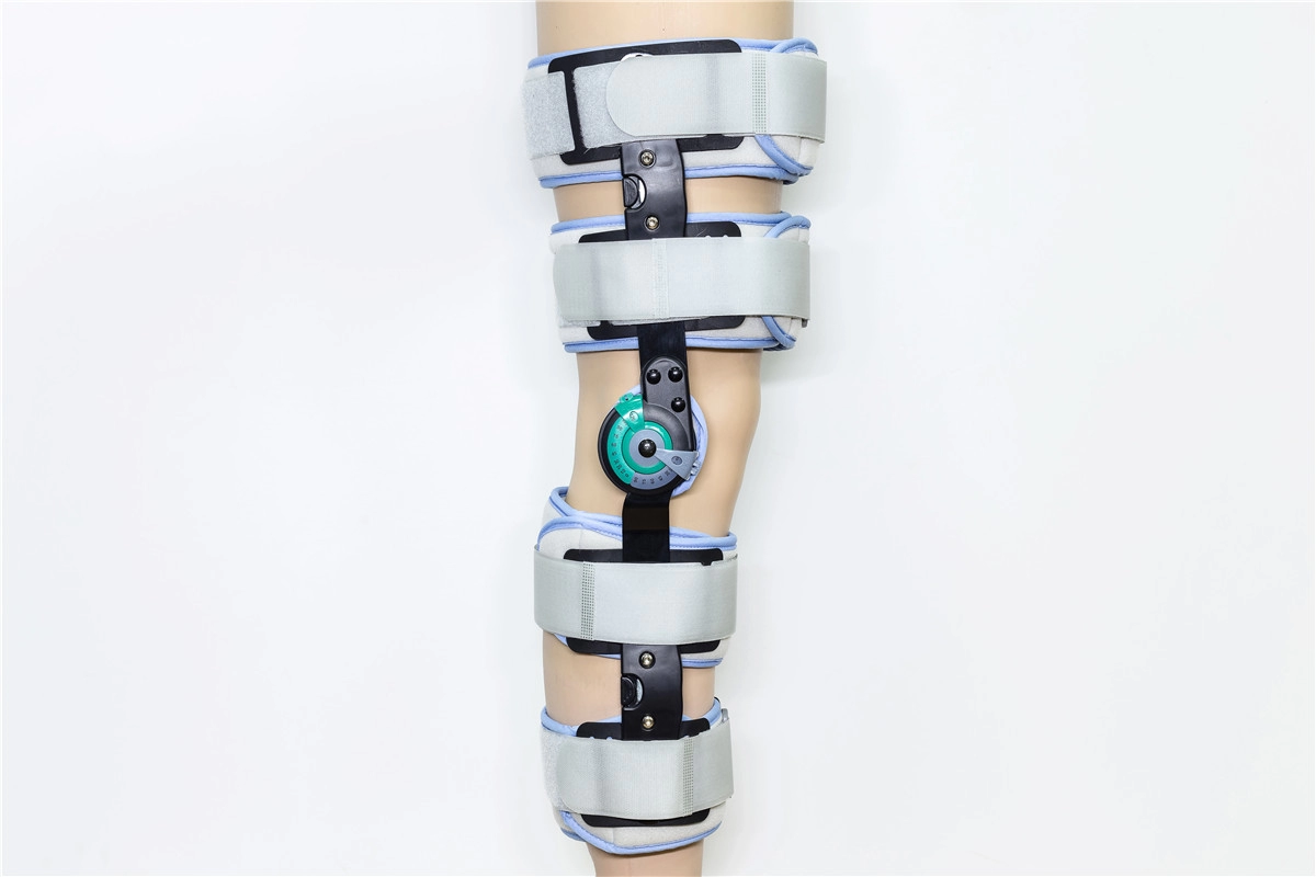 Teleskop-Post-OP-ROM-Knieorthesen mit Gelenkfrakturunterstützung für die orthopädische Immobilisierung