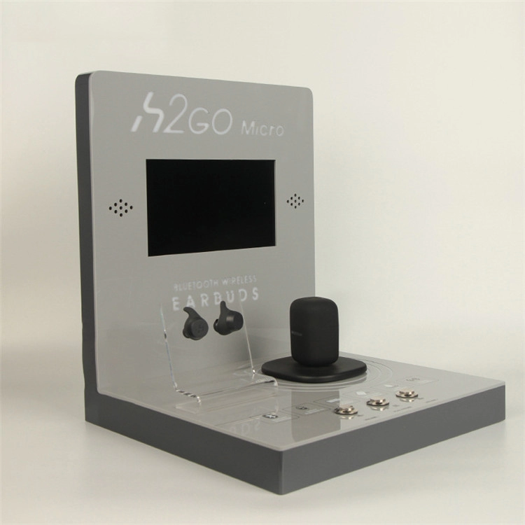 LCD-Kopfhörer-Präsentationsständer Fabrik kundenspezifischer Bluetooth-Kopfhörer-Präsentationsständer aus Acryl