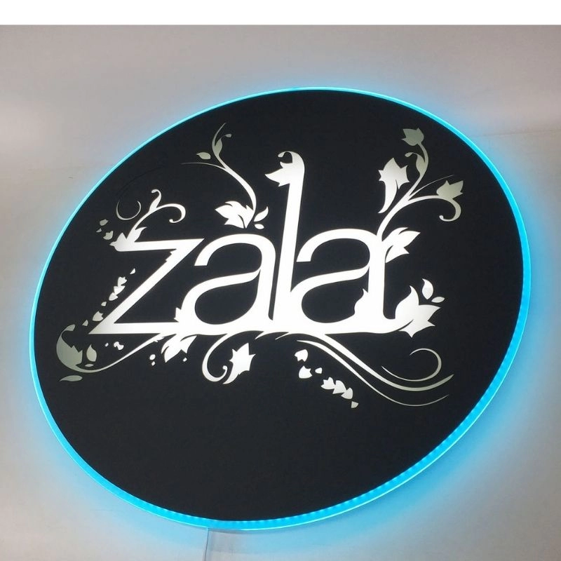 Kundenspezifisches 3D-Acryl-Leuchtschild mit Hintergrundbeleuchtung für den Laden
