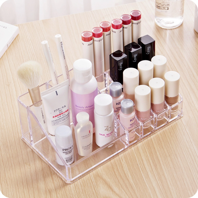 Acryl-Lippenstift-Aufbewahrungskoffer Desktop-Lippenstift-Kosmetik-Aufbewahrungskoffer