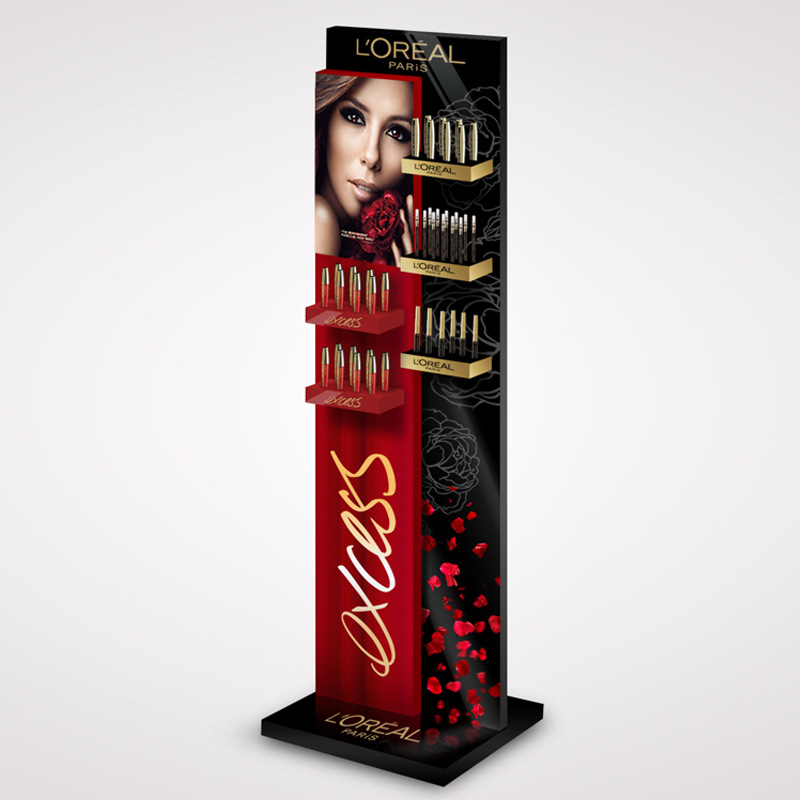 cosmetics stand display