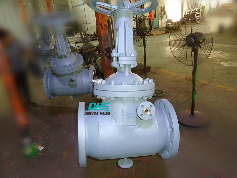 WCB DN200 Heating Jacket Gate Valve