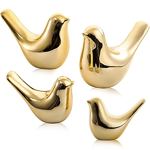 Keramik-Vogel-Wohnkultur-Möbel-Desktop mit Gold