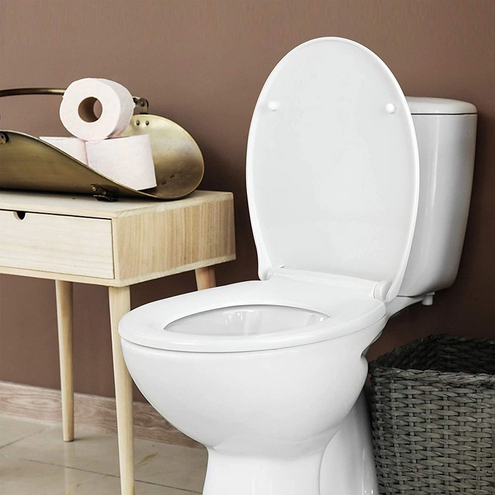 Klassischer ovaler Toilettensitzbezug aus europäischem universellem Komfort aus Duroplast