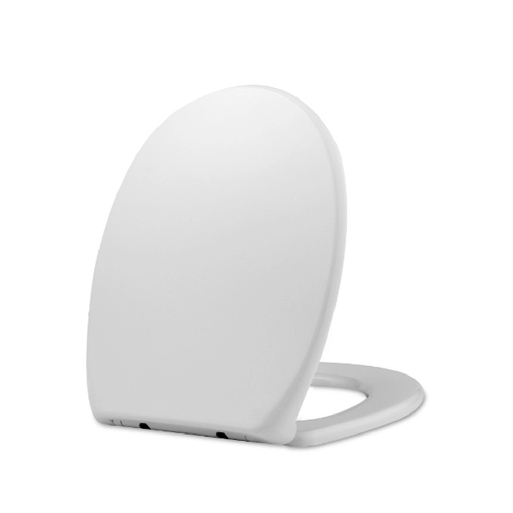 Weiße, ovale, runde Toilettendeckelabdeckung in Universalgröße