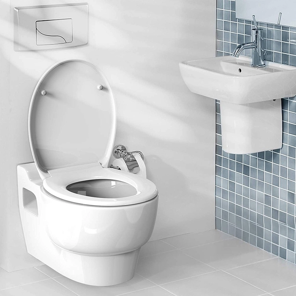 Sandwich-Komfort-Waschtischauflage UF klassischer ovaler WC-Sitz