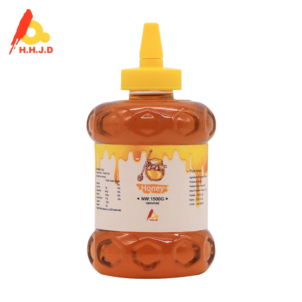 1 kg 2 kg 3 kg natürliche reine Honig-Plastikflasche mit Griff