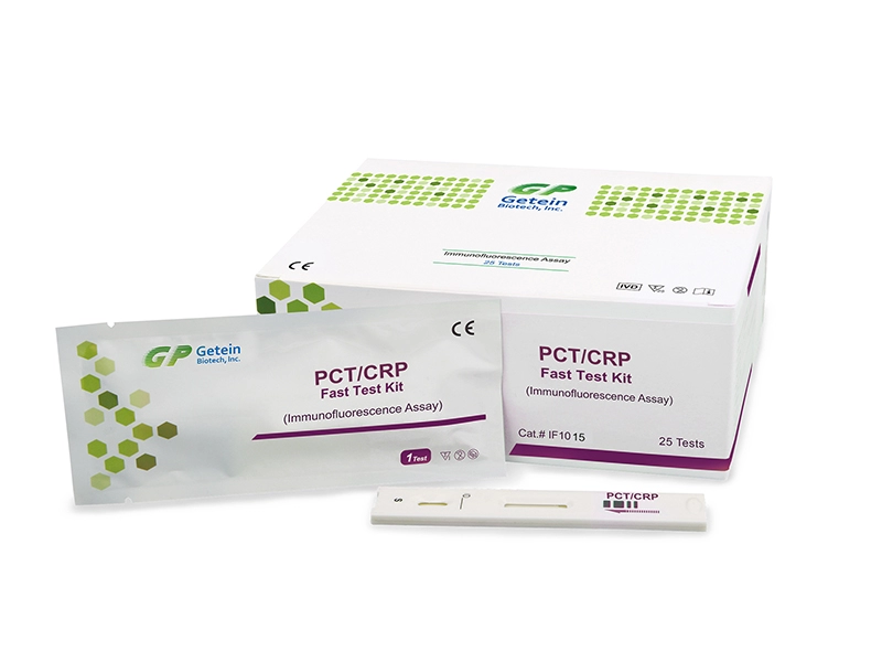 PCT/CRP-Schnelltestkit (Immunfluoreszenz-Assay)