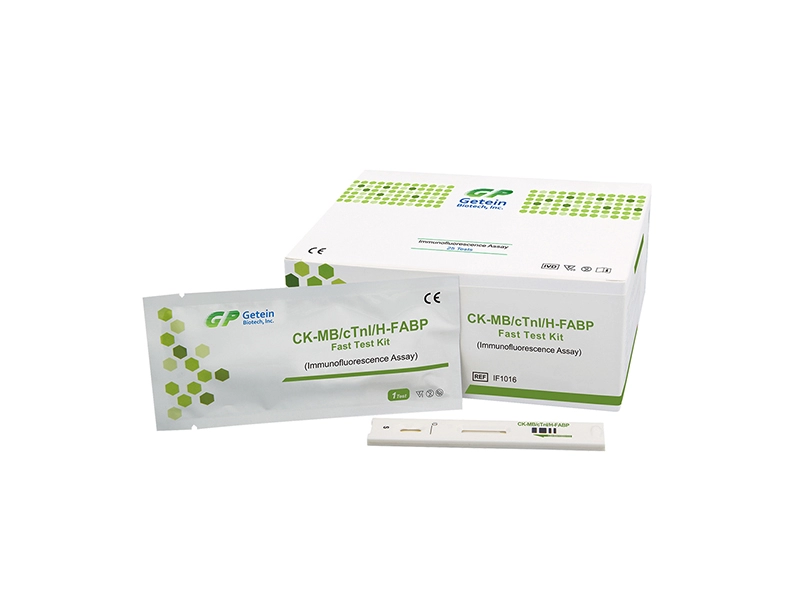 CK-MB/cTnI/H-FABP-Schnelltestkit (Immunfluoreszenz-Assay)