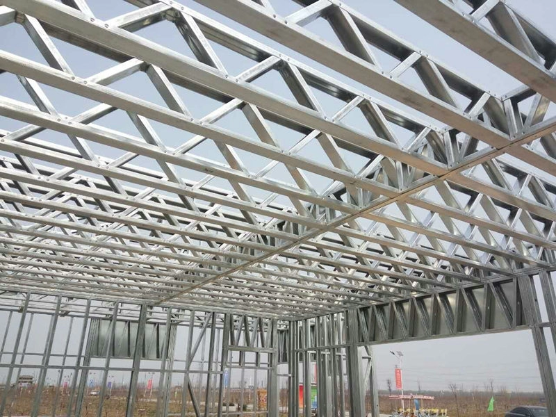 Wirtschaftliches, leichtes, kaltgeformtes Stahldachbindersystem