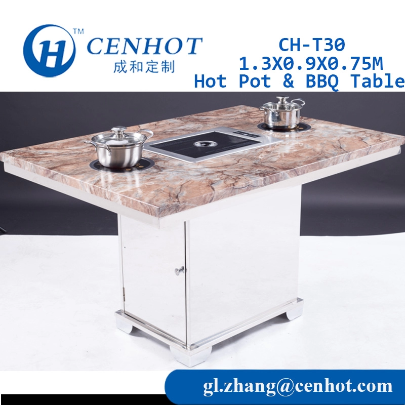 Shabu Shabu Table Lieferant von koreanischen BBQ-Grilltischen CH-T30 - CENHOT