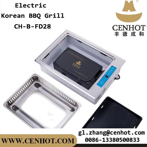 CENHOT Kommerzieller koreanischer BBQ-Grill, antihaftbeschichtet, rauchfreier Elektrogrill