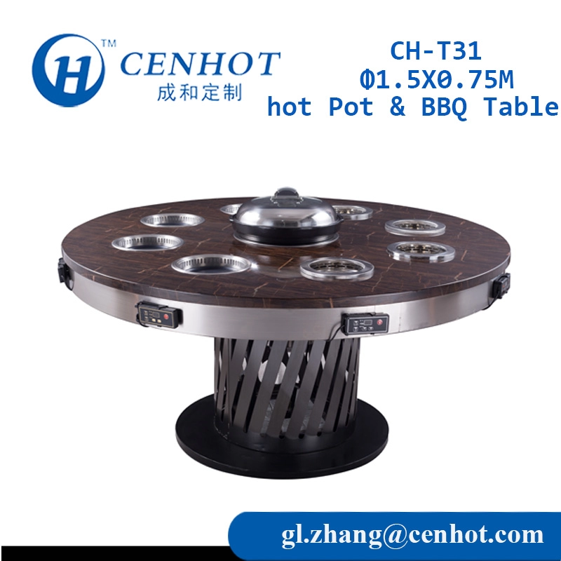 Kundenspezifischer kleiner Hot Pot und koreanischer Grilltisch zum Verkauf CH-T31 - CENHOT