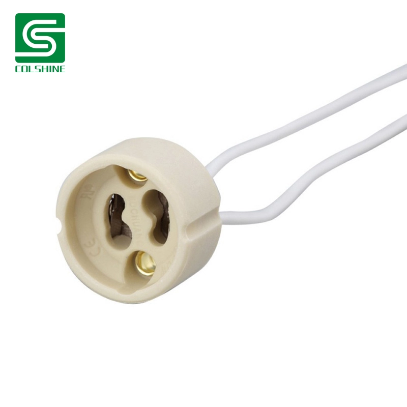 GU10-Sockel, LED-Lampe, Halogenlampenfassung, Sockel, Keramikdraht-Anschluss