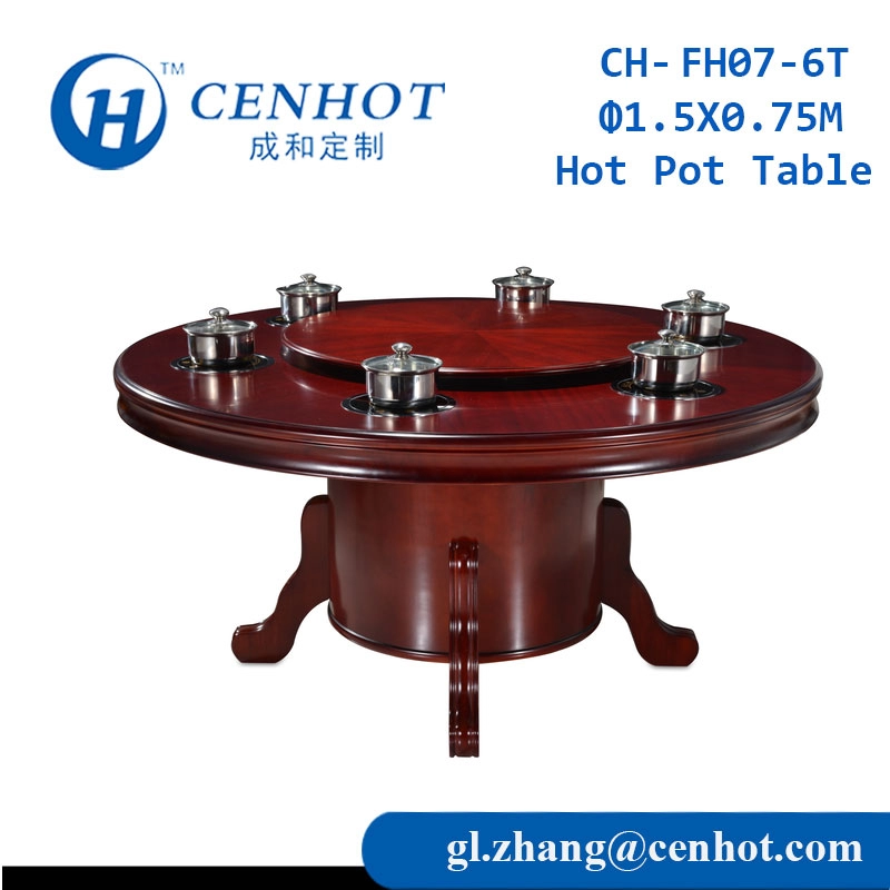 Chinesischer Hot-Pot-Tisch für Restaurant-Großhandel