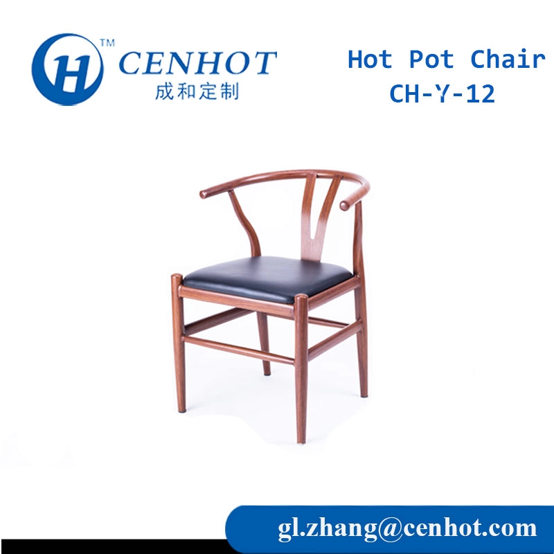 Schwarze Restaurantstühle für den Innenbereich, Hersteller von Sitzmöbeln – CENHOT