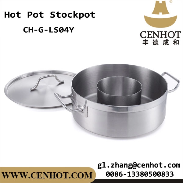 CENHOT Restaurant Chinese Hot Pot Kochgeschirr mit zwei Geschmacksrichtungen