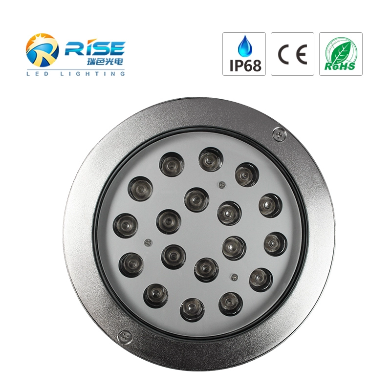 54W 18x3W RGB LED Unterwasser-Poolbeleuchtung