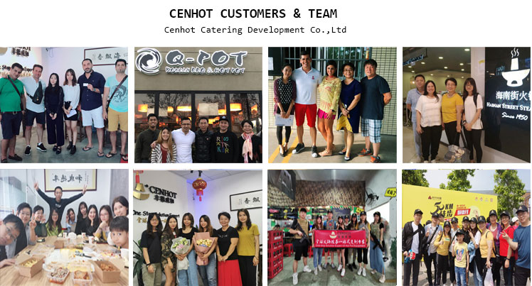 CENHOT-Kunden und -Team