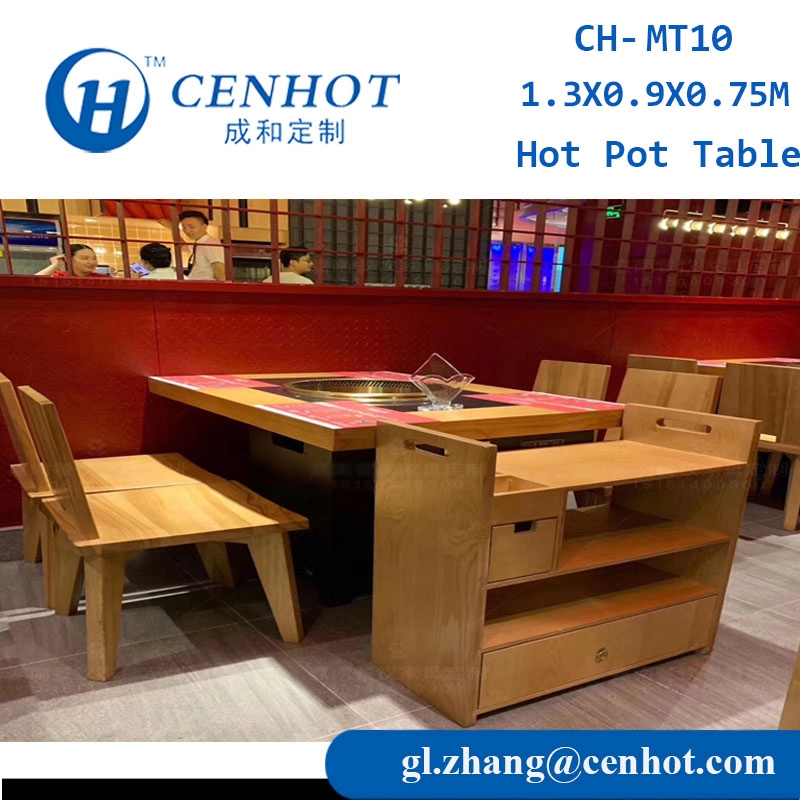 Like Haidilao Restaurant Gewerbliche Hot Pot Tische und Stühle Möbel China CH-MT10 - CENHOT