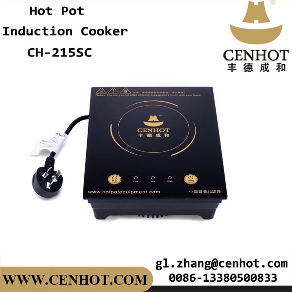 CENHOT 800 W kleiner elektrischer Hotpot-Induktionsherd/Induktionsherd mit Touch-Steuerung