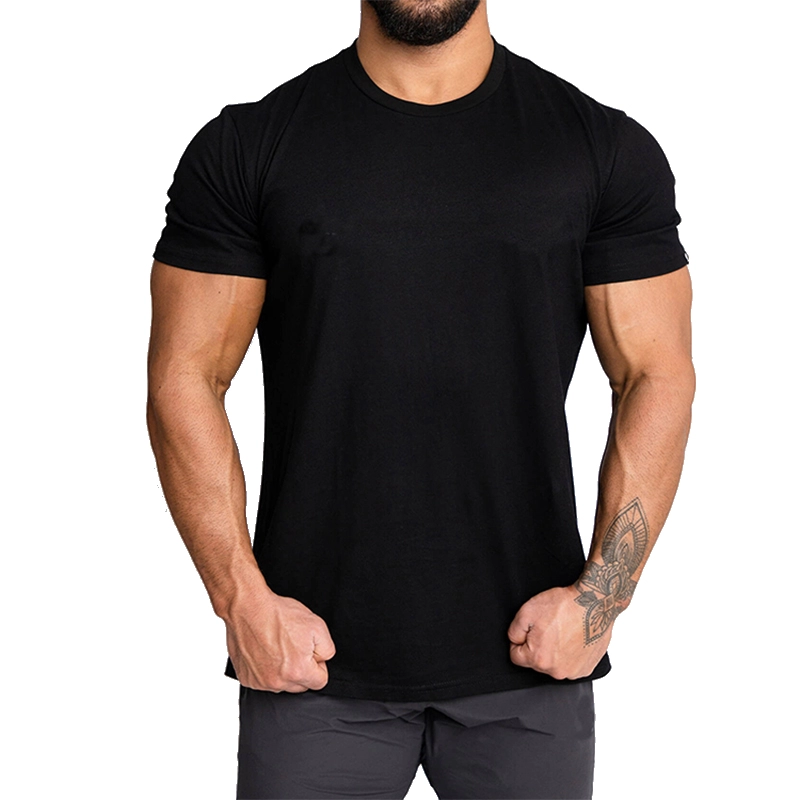 Kompressionstraining Plus Size Fitness Gym Herren T-Shirt