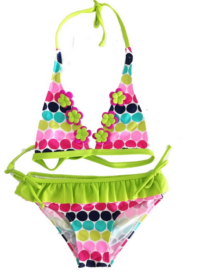 Bikini-Badeanzug-Set mit Blumenmuster für Mädchen