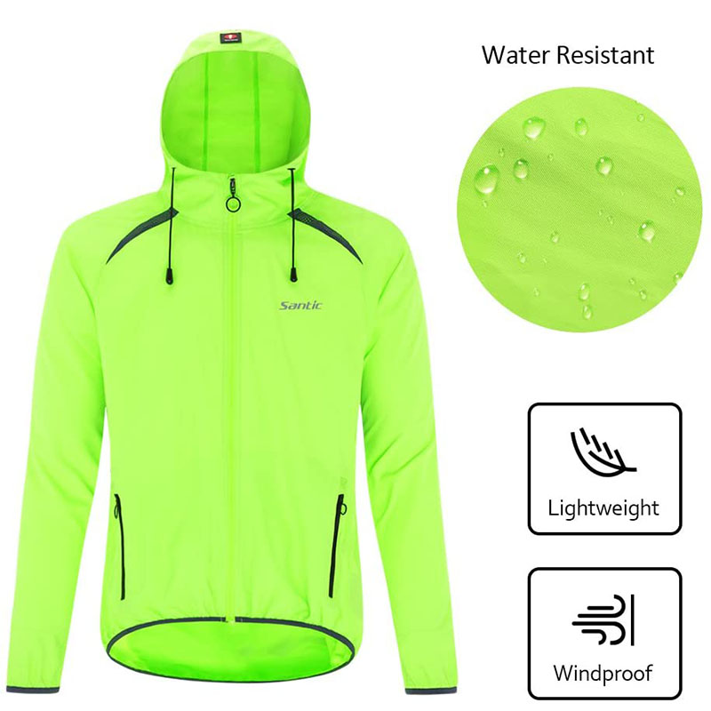 wasserdichte Fahrradjacke mit UV-Schutz