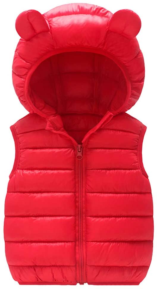 Red Toddler Vest Down Jacket