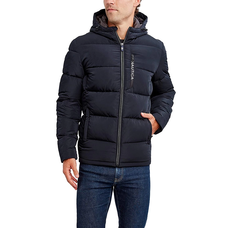 Wasserabweisende Parka-Jacke mit Kapuze für Herren