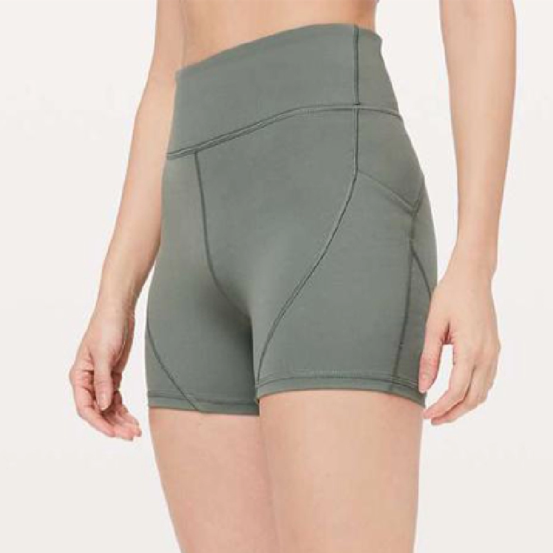 Personalisierte Frauen Yoga Squat Proof Biker Shorts mit hoher Taille