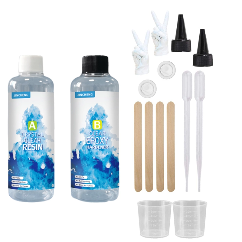 Bearals Crystal Clear 2-teiliges Epoxidharz-Kit für Kunsthandwerk