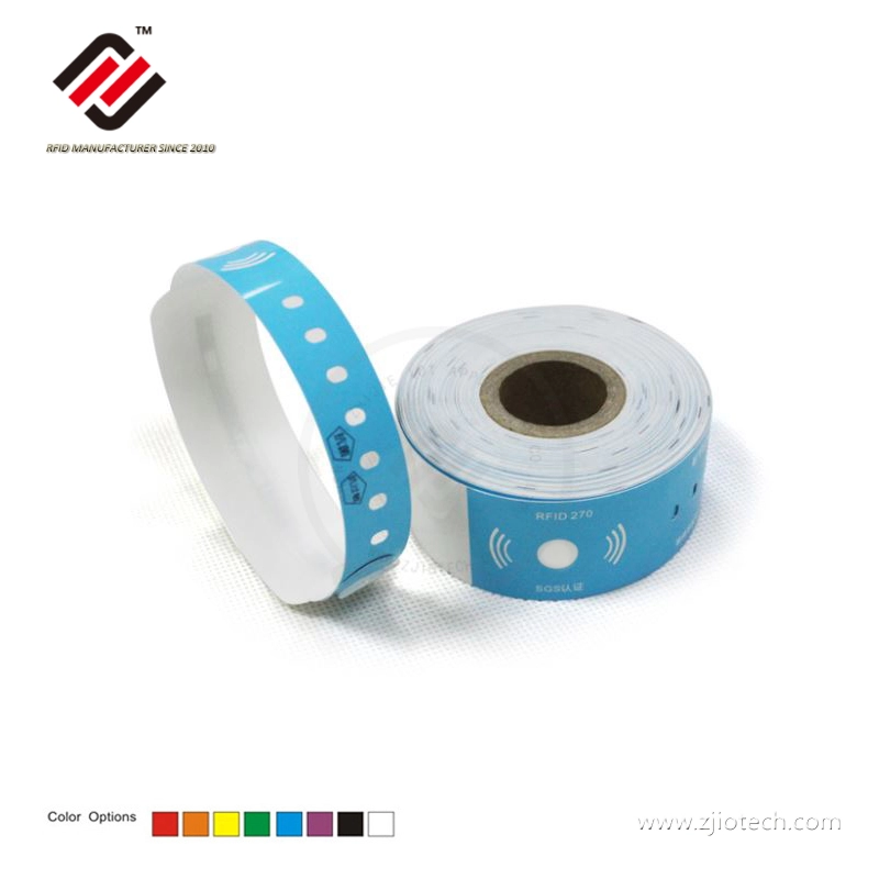 Ultraleichtes EV1 Einweg-RFID-Armband aus synthetischem Papier