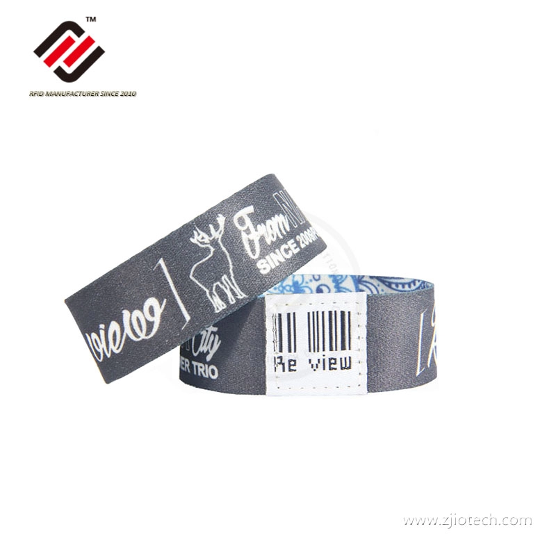 13,56 MHz NFC Elastisches Stoffarmband Polyester-Stretchband