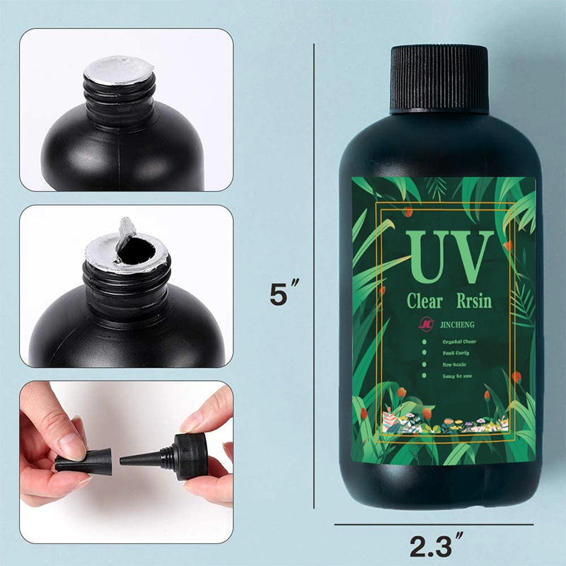 UV-Harz-Kit 200 g UV-Kleber mit Silikonbecher-Kunststoffspatel